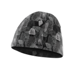 Warm Beanie - Grey Tangles