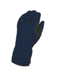 Patterned Waterproof Gloves - Navy Melange