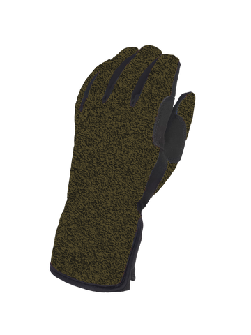 Patterned Waterproof Gloves - Kakhi Melange